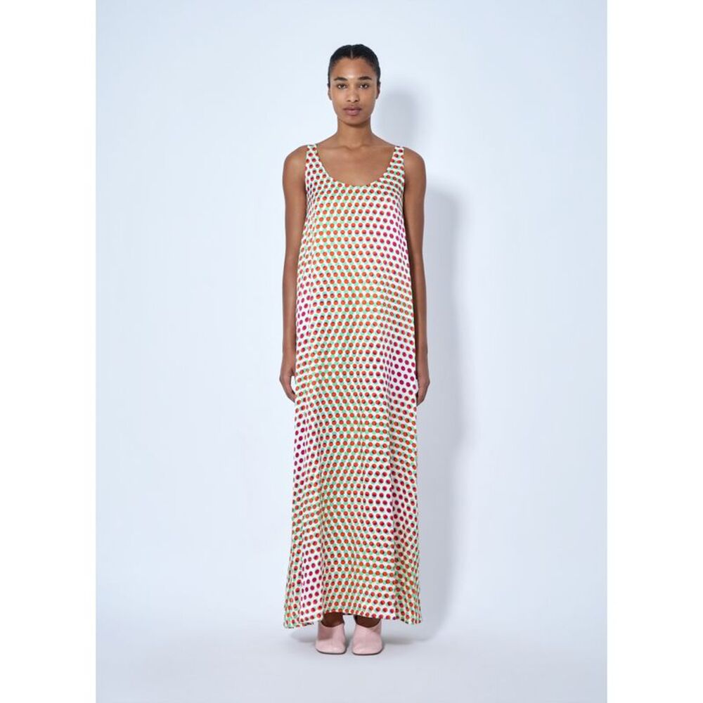 Dries Van Noten Women Draz Polka-Dot Silk Maxi Dress